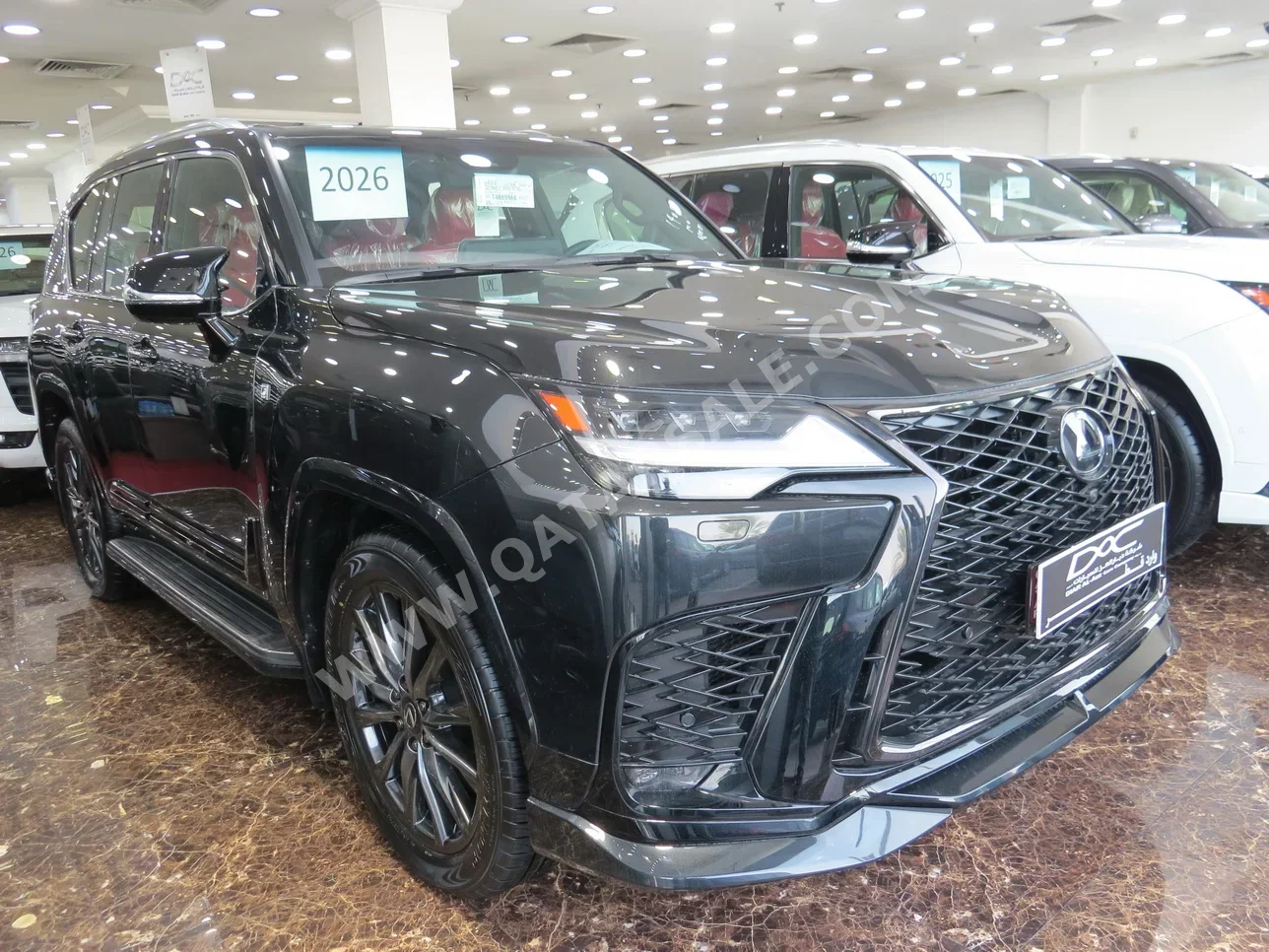 لكزس ال اكس 600 اف سبورت 2026 اوتوماتيك 0 كم 6 سلندر دفع رباعي اس يو في أسود تحت الضمان