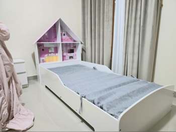 الأسّرة - سرير أحادي  - أبيض