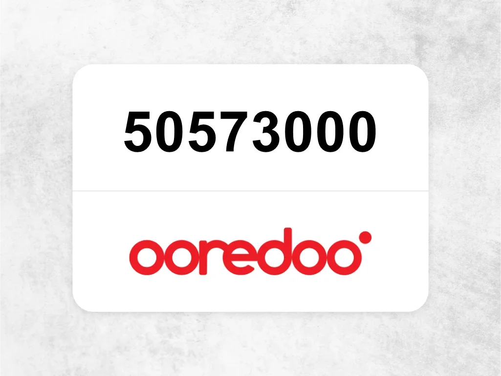 Ooredoo Mobile Phone 50573000