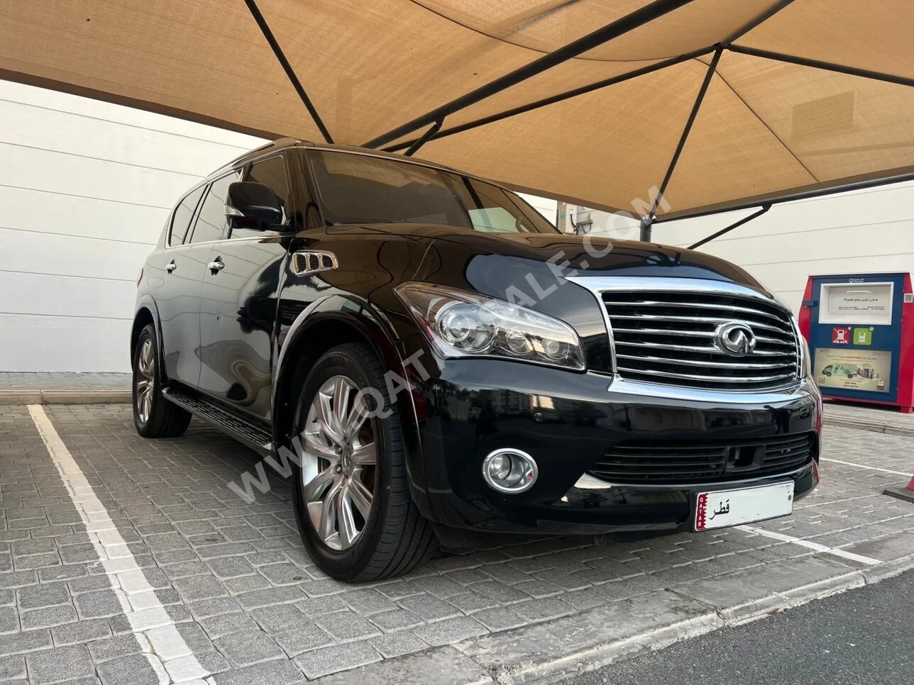انفنيتي كيو اكس 56 2012 اوتوماتيك 175,919 كم 8 سلندر دفع رباعي اس يو في أسود
