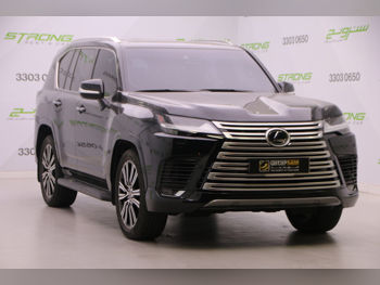 لكزس  ال اكس  600 لكجري  2023  اوتوماتيك  78,000 كم  6 سلندر  دفع رباعي  اس يو في  أسود  تحت الضمان