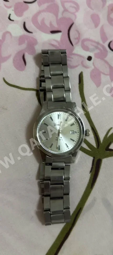 ساعات - ساعات الكوارتز - فضة - ساعات للجنسين