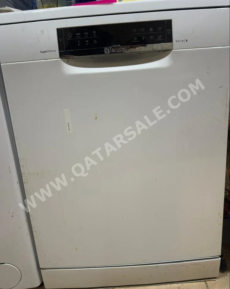 غسالات صحون - تقليدية قائمة بذاتها  - بوش  - أبيض