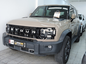Jetour  T2  2025  Automatic  24,000 Km  6 Cylinder  Four Wheel Drive (4WD)  SUV  Beige  With Warranty