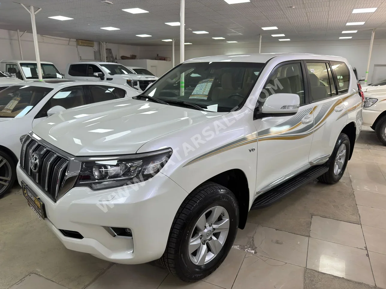 Toyota Prado 2022 Automatic 100,000 Km 6 Cylinder Four Wheel Drive (4WD) SUV White