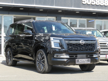 نيسان  باترول  بلاتينيوم تيربو  2025  اوتوماتيك  34,000 كم  6 سلندر  دفع رباعي  اس يو في  أسود  تحت الضمان