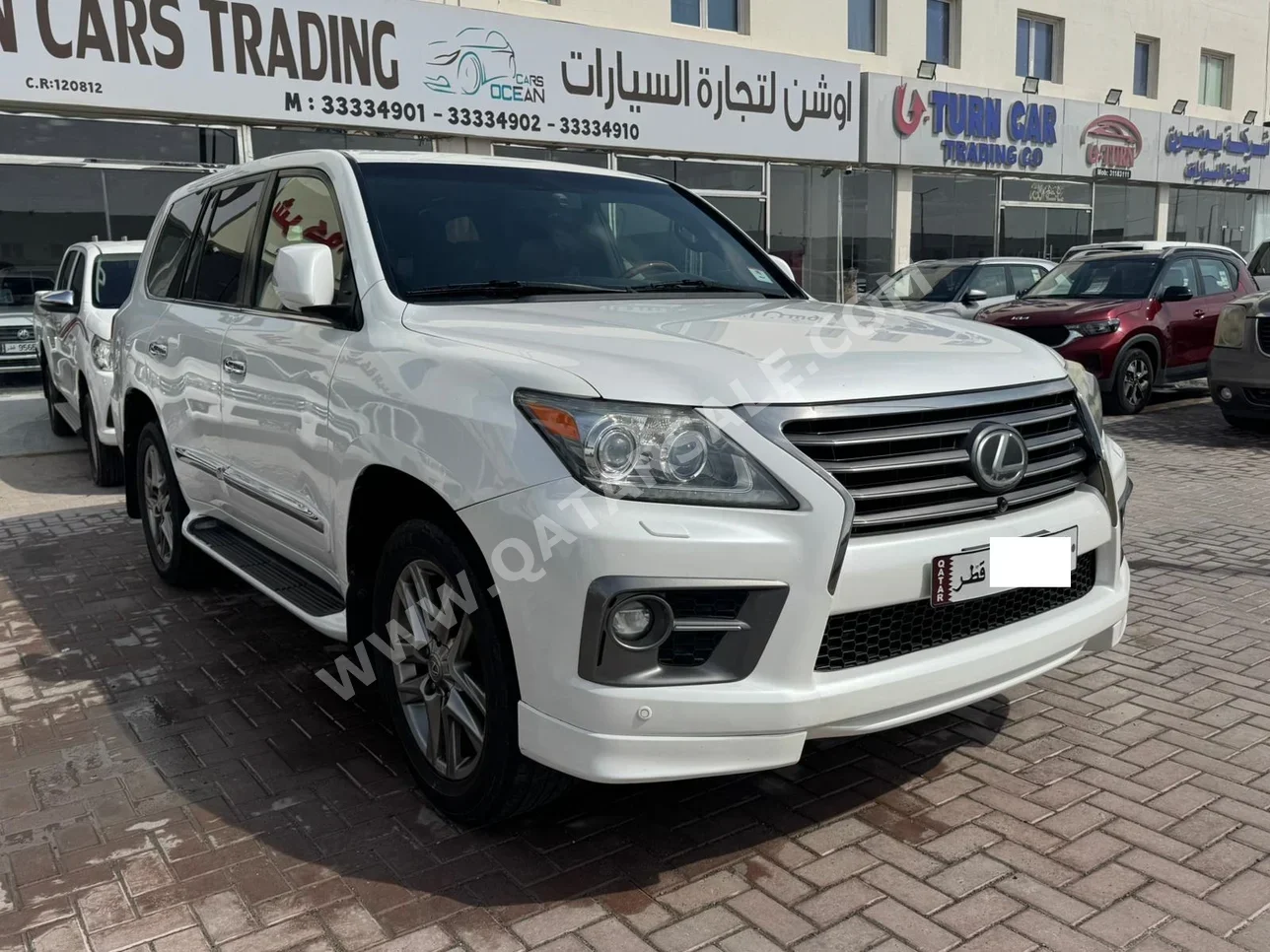 لكزس  ال اكس  570 اس  2014  اوتوماتيك  440,000 كم  8 سلندر  دفع رباعي  اس يو في  أبيض