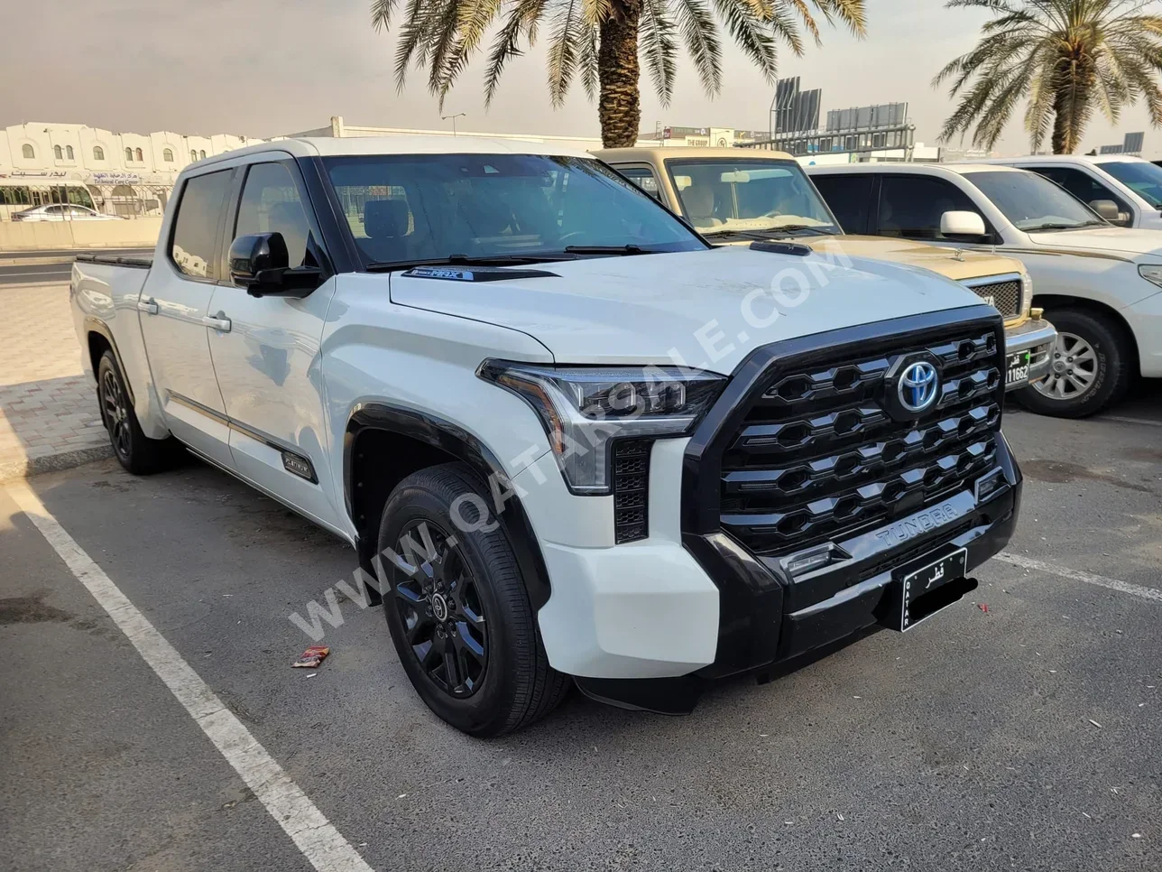 تويوتا  تندرا  2024  اوتوماتيك  16,000 كم  8 سلندر  دفع رباعي  بيكب  أبيض  تحت الضمان