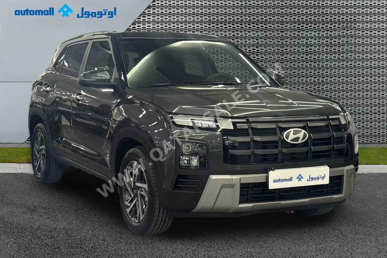 Hyundai  Creta  2026  Automatic  10,671 Km  4 Cylinder  Front Wheel Drive (FWD)  SUV  Gray  With Warranty