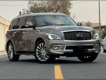 انفنيتي  كيو اكس  80  2016  اوتوماتيك  326,000 كم  8 سلندر  دفع رباعي  اس يو في  بني