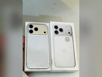 هواتف نقالة ابل - ايفون 17 - برو ماكس - فضي - 256 جيجابايت - تحت الضمان