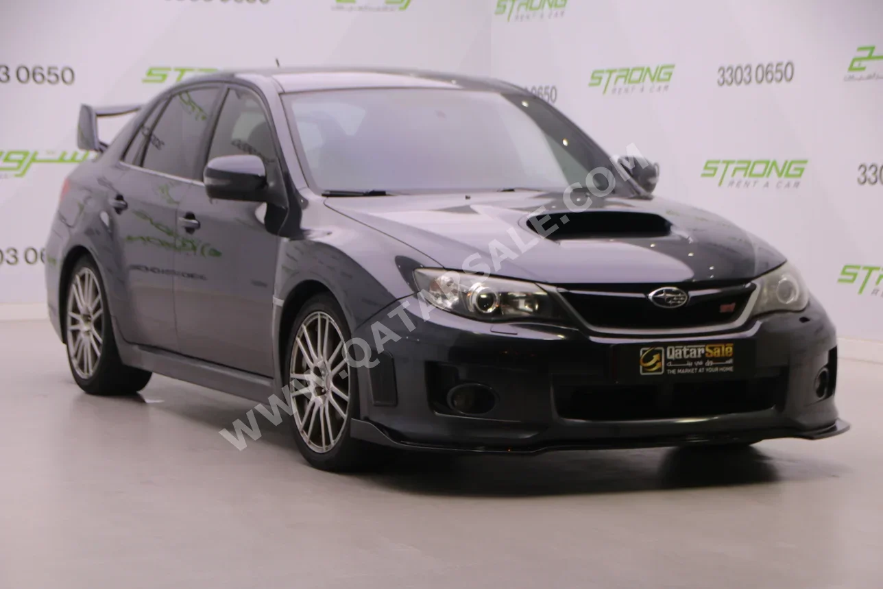 سوبارو دبليو ار اكس اس تي اي 2012 عادي 129,000 كم 4 سلندر دفع رباعي سيدان رمادي