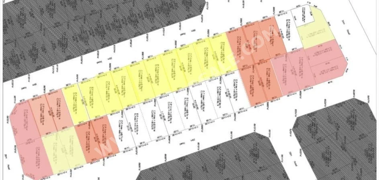 Lands For Sale in Al Wakrah - Al Wukair -Area Size 448 Square Meter