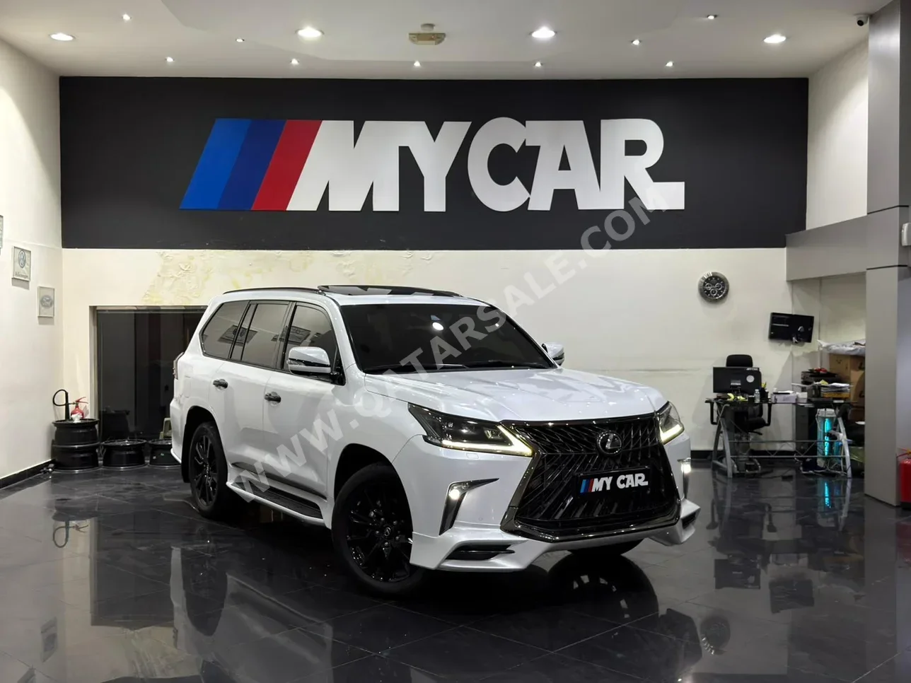 Lexus  LX  570 S Black Edition  2020  Automatic  104,000 Km  8 Cylinder  Four Wheel Drive (4WD)  SUV  White
