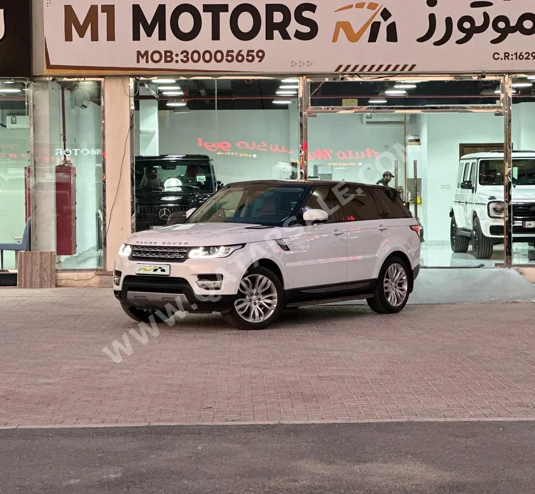 لاند روفر رنج روفر سبورت 2015 اوتوماتيك 50,000 كم 8 سلندر دفع رباعي اس يو في أبيض
