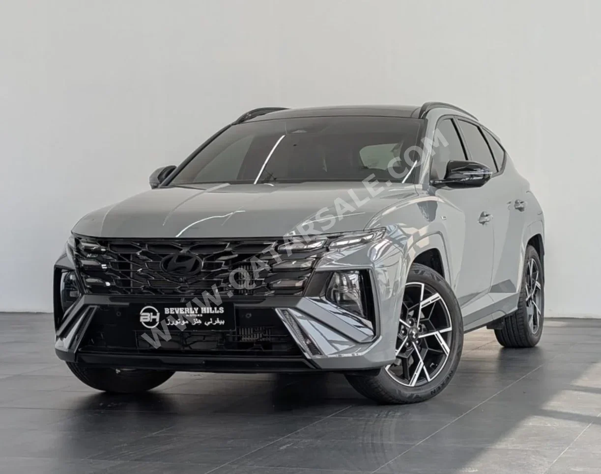 Hyundai  Tucson  N Line  2025  Automatic  6,744 Km  4 Cylinder  All Wheel Drive (AWD)  SUV  Gray Nardo  With Warranty