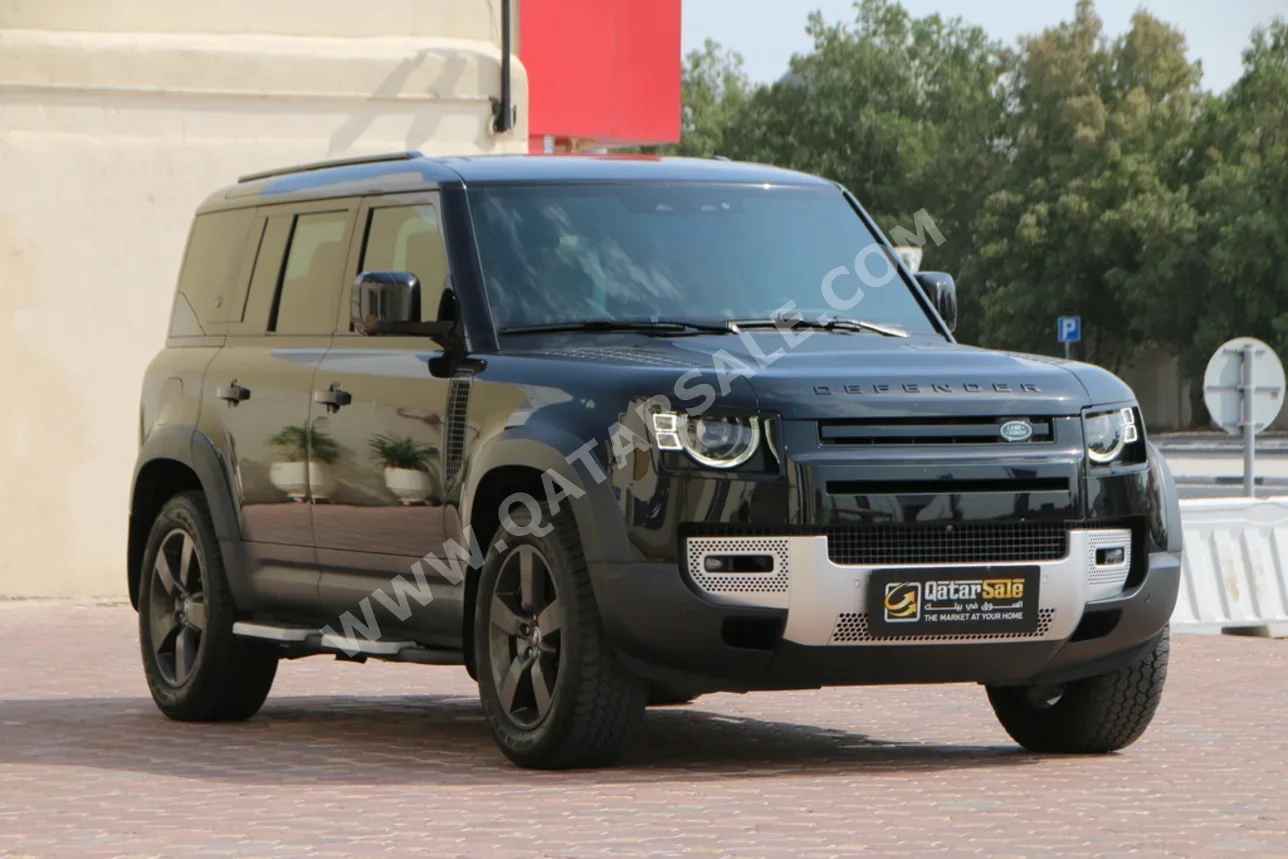 لاند روفر  ديفيندر  110 اتش اس اي  2023  اوتوماتيك  88,000 كم  6 سلندر  دفع رباعي  اس يو في  أسود  تحت الضمان