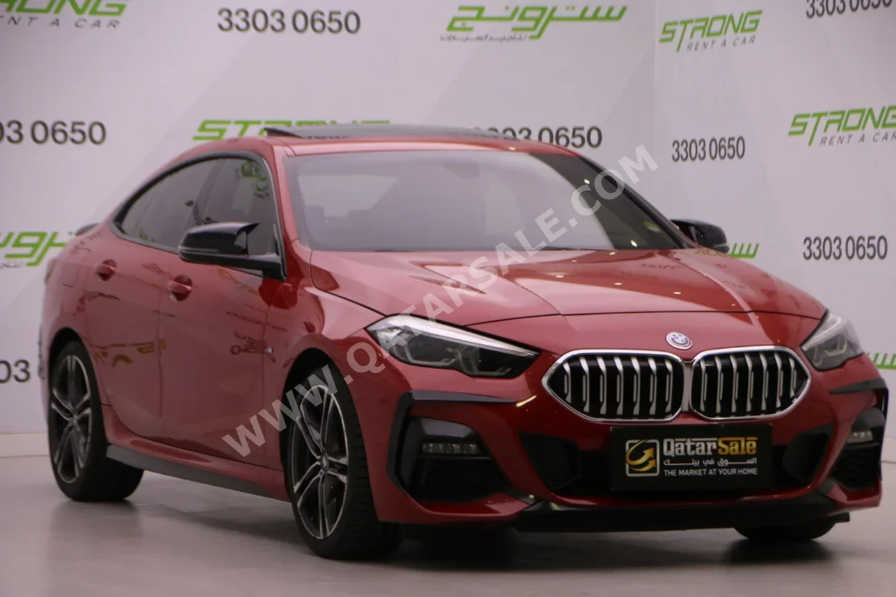 بي ام دبليو  الفئة - الثانيه  218i  2021  اوتوماتيك  67,000 كم  3 سلندر  سحب امامي  سيدان  أحمر