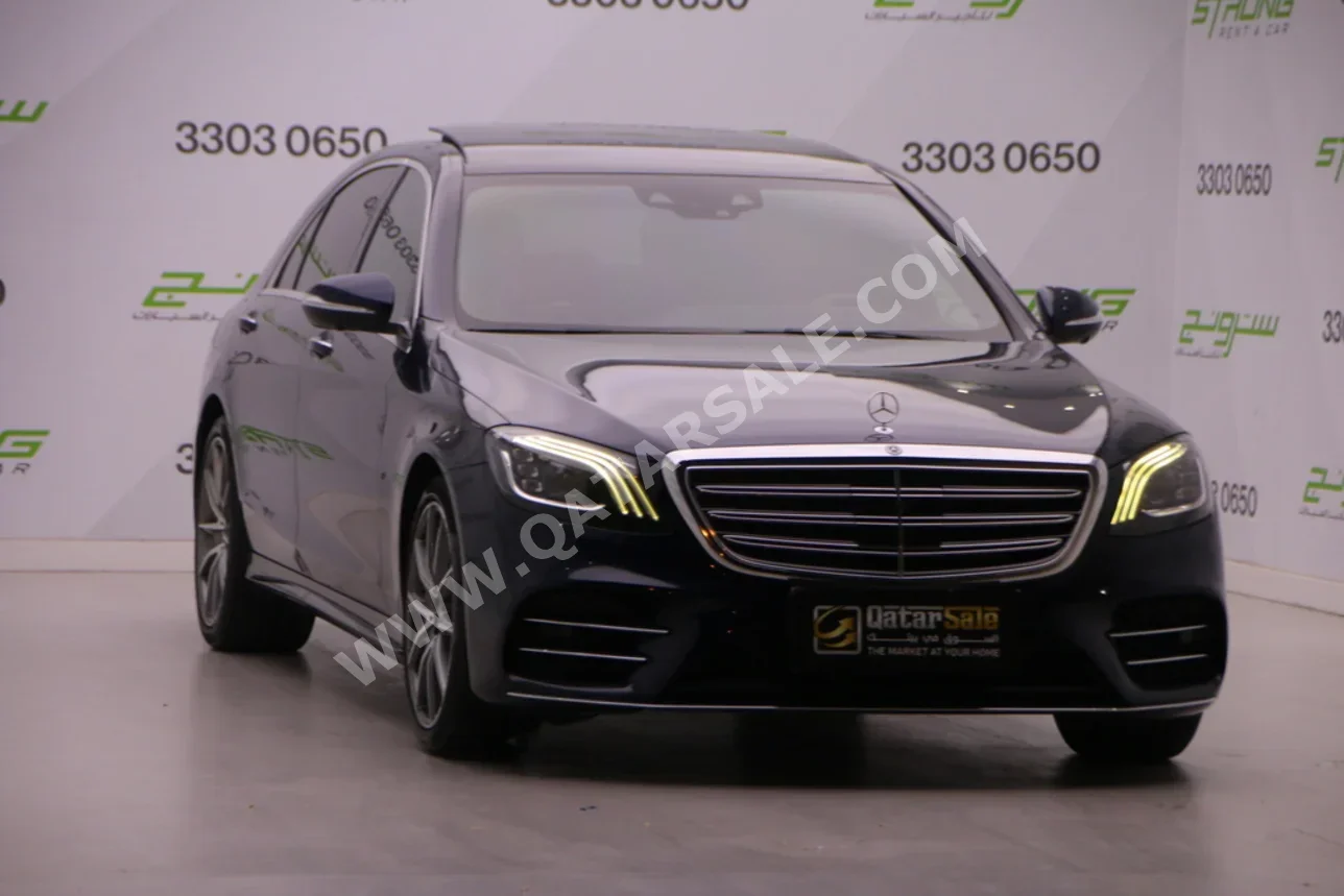 Mercedes-Benz S-Class 450 2018 Automatic 115,000 Km 6 Cylinder Rear Wheel Drive (RWD) Sedan Dark Blue