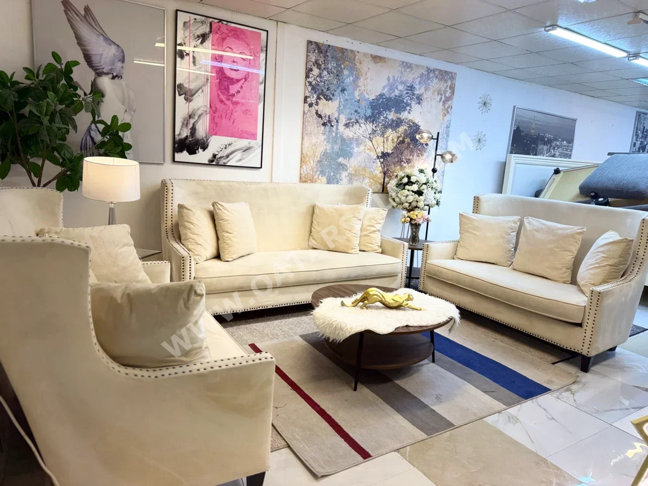 الأرائك والكنب والكراسي هوم سينتر طقم كنب