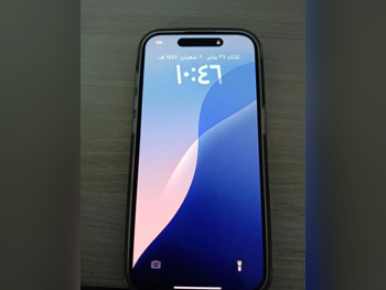 Mobile Phones Apple  - iPhone 15  - Pro  - Black  - 128 GB