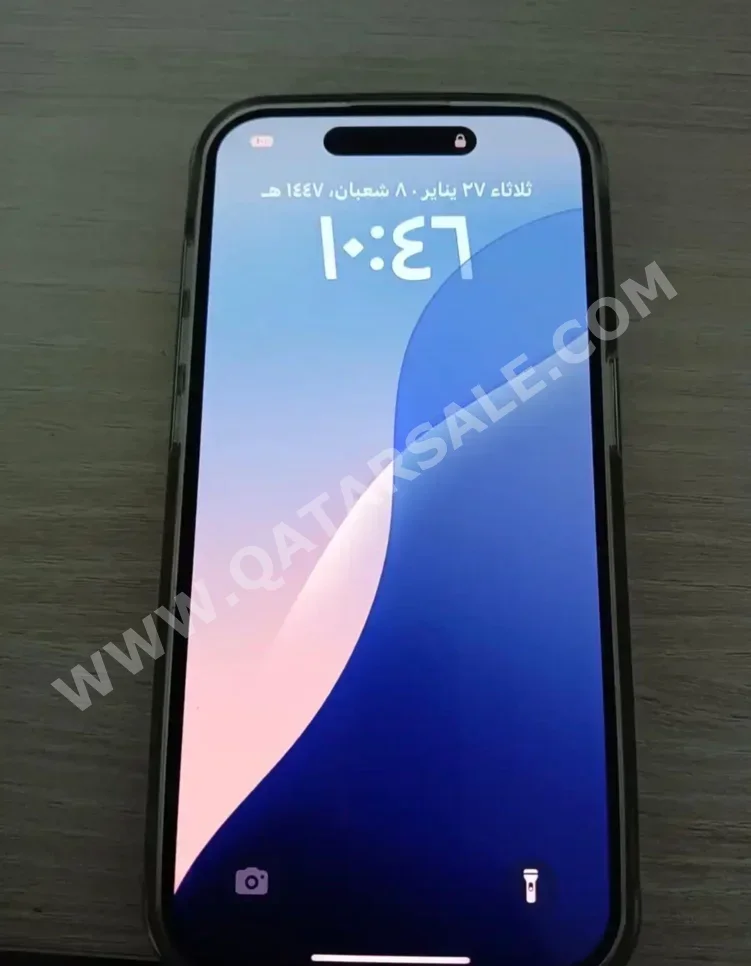 Mobile Phones Apple  - iPhone 15  - Pro  - Black  - 128 GB