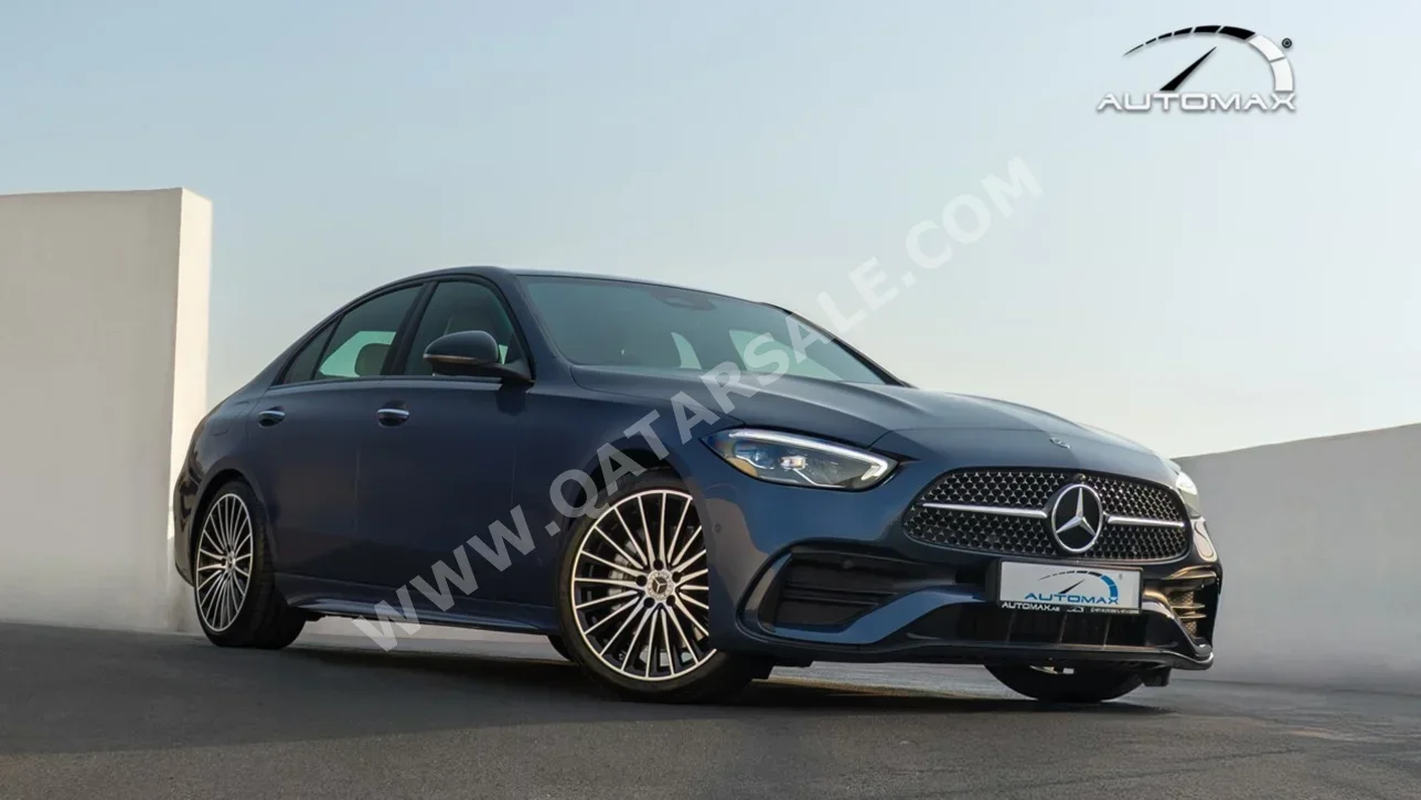 مرسيدس - بنز  سي - كلاس  200 اي ام جي  2026  اوتوماتيك  0 كم  4 سلندر  دفع خلفي  سيدان  ازرق  تحت الضمان