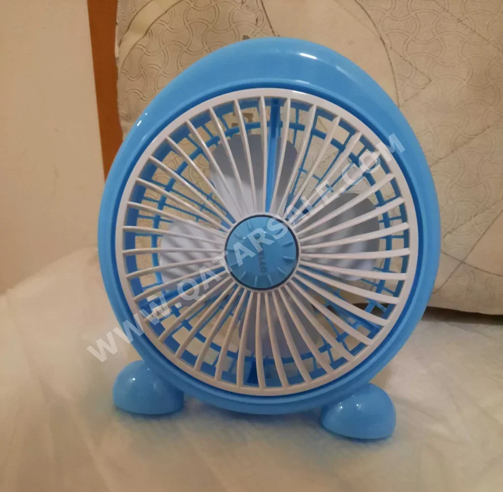 Portable Fans Blue  USB Plug-In  Small