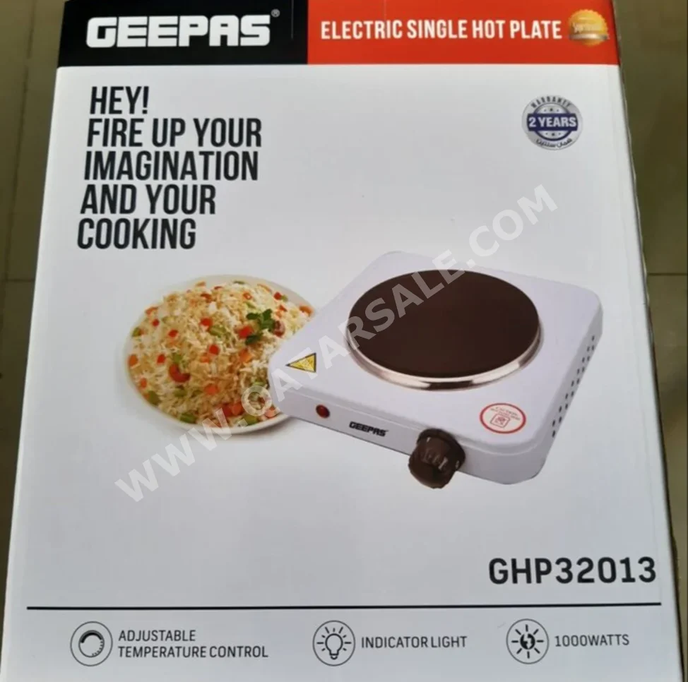 GEEPAS  Cooking Range  - Electric  - White