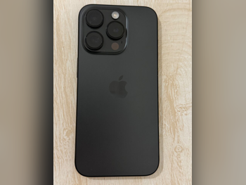 Mobile Phones Apple  - iPhone 15  - Pro  - Black  - 128 GB