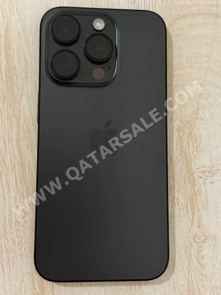 Mobile Phones Apple  - iPhone 15  - Pro  - Black  - 128 GB