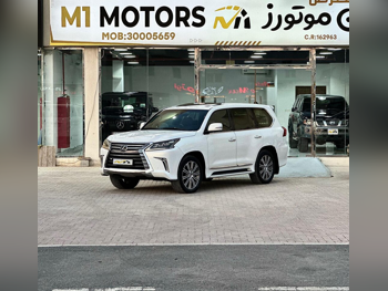 لكزس  ال اكس  570  2016  اوتوماتيك  500,000 كم  8 سلندر  دفع رباعي  اس يو في  أبيض