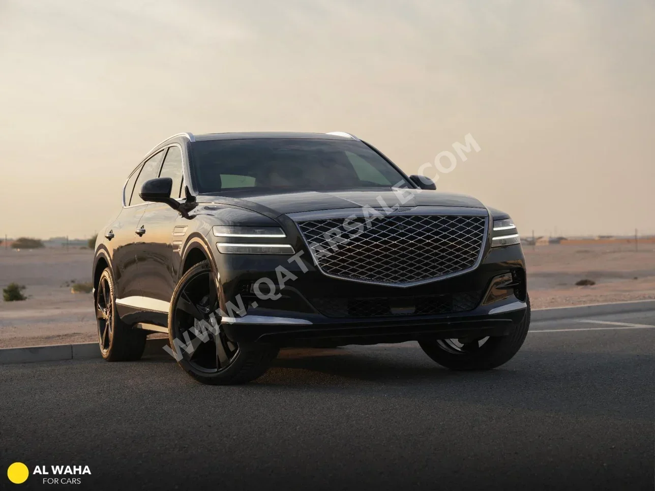 Genesis GV 80 2022 Automatic 35,000 Km 6 Cylinder Four Wheel Drive (4WD) SUV Black