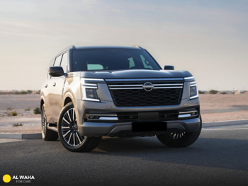 Nissan  Patrol  Platinum turbo  2025  Automatic  24,000 Km  6 Cylinder  Four Wheel Drive (4WD)  SUV  Silver  With Warranty