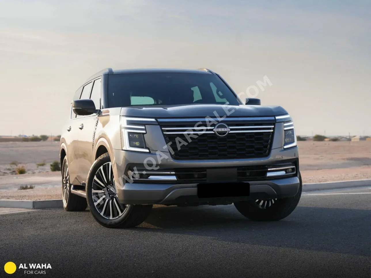 Nissan  Patrol  LE Platinum  2025  Automatic  24,000 Km  6 Cylinder  Four Wheel Drive (4WD)  SUV  Silver  With Warranty