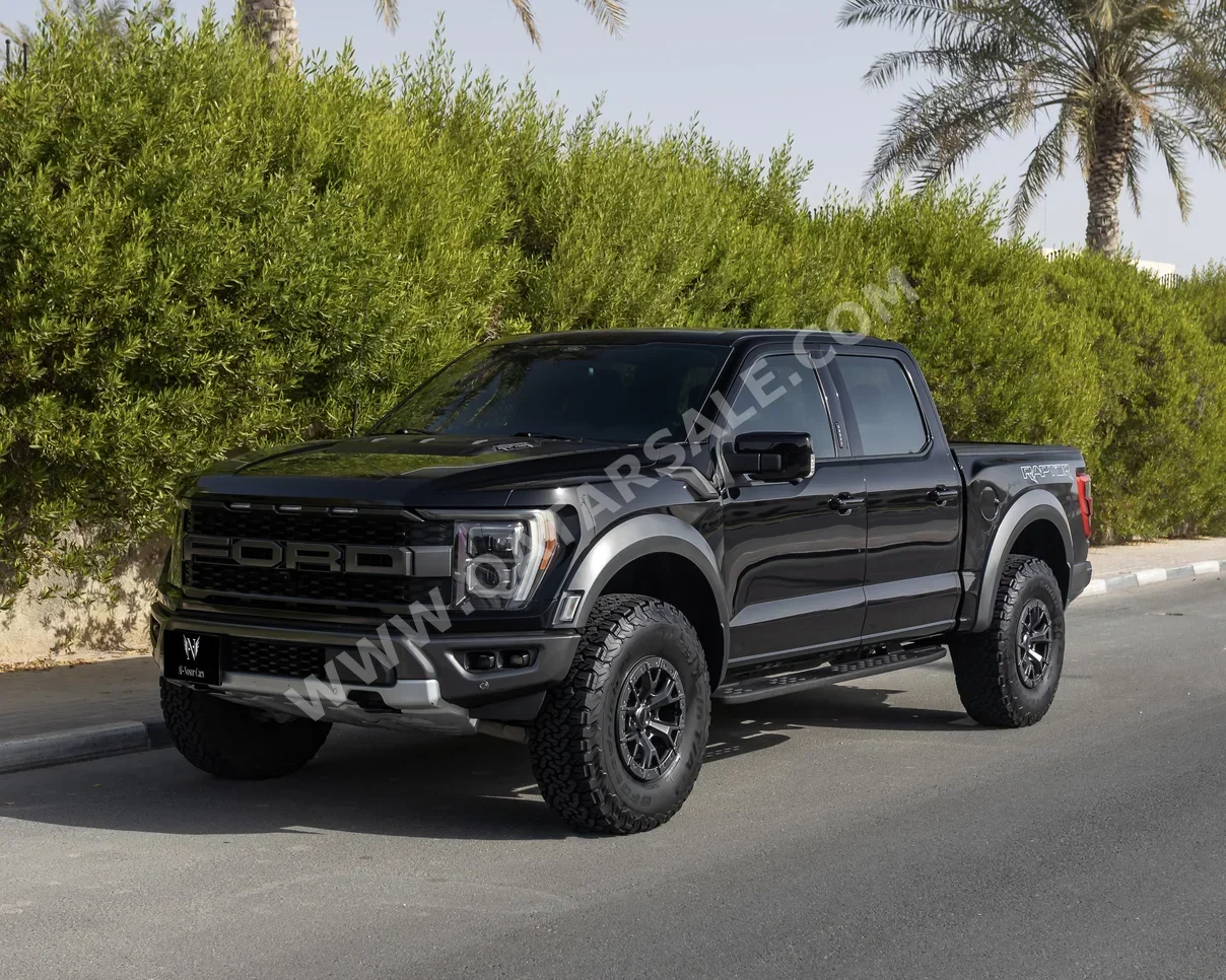 فورد رابتر 2022 اوتوماتيك 68,000 كم 6 سلندر دفع رباعي بيكب أسود