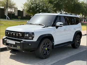Jetour  T2  Luxury  2025  Automatic  19,000 Km  4 Cylinder  Four Wheel Drive (4WD)  SUV  White  With Warranty