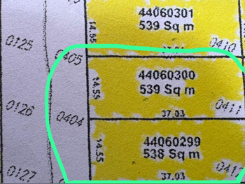 اراضي للبيع  في الدوحة  - نعيجة  -المساحة 538 متر مربع