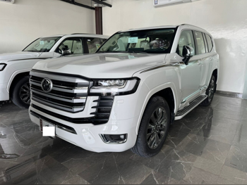 تويوتا  لاند كروزر  في اكس ار توين توربو  2025  اوتوماتيك  0 كم  6 سلندر  دفع رباعي  اس يو في  أبيض  تحت الضمان