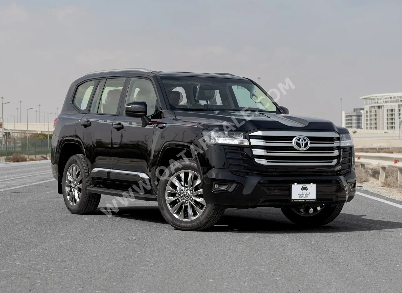تويوتا  لاند كروزر جي اكس ار  6 سلندر  إس يو في 4 في 4  أسود  2026