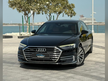 Audi  A8  L  2021  Automatic  100,000 Km  8 Cylinder  All Wheel Drive (AWD)  Sedan  Black