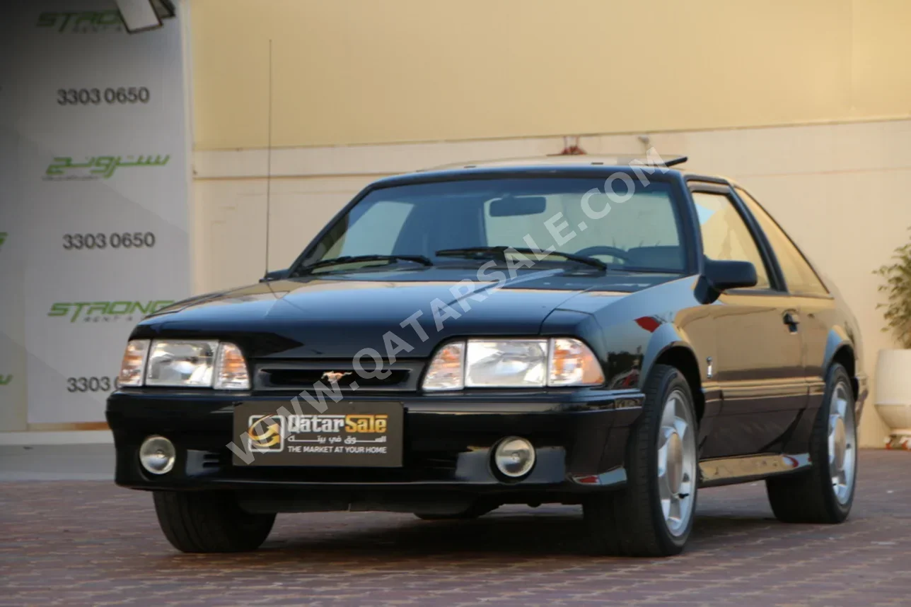 Ford  Mustang  1993  Manual  58,000 Km  8 Cylinder  Rear Wheel Drive (RWD)  Coupe / Sport  Black