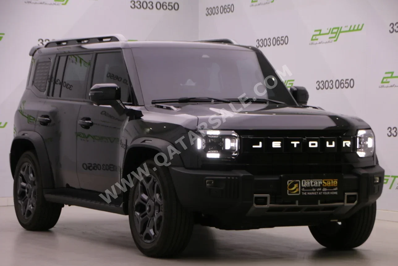 Jetour T2 Luxury 2025 Automatic 3,000 Km 4 Cylinder Four Wheel Drive (4WD) SUV Black With Warranty