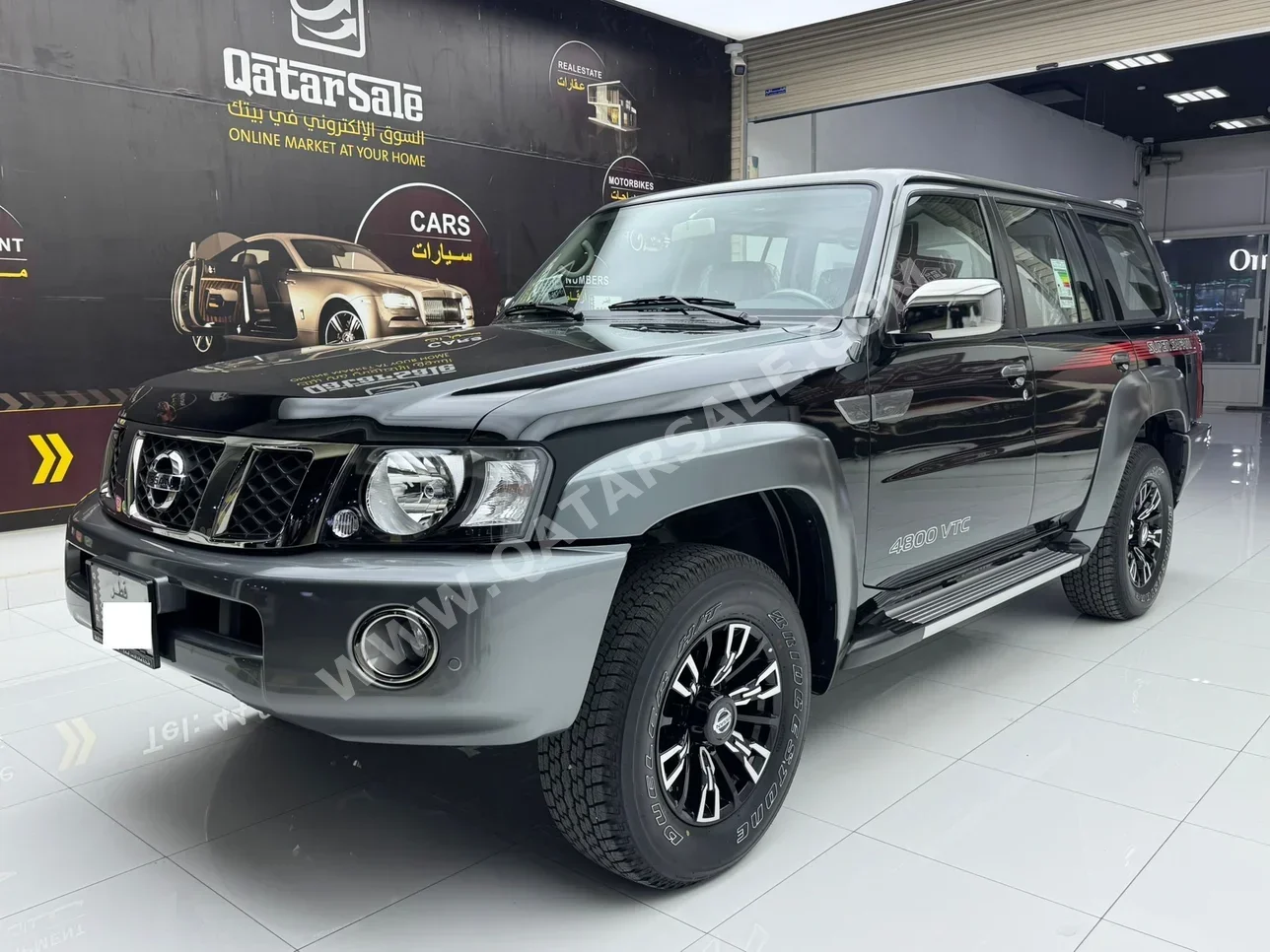 نيسان  باترول  سوبر سفاري  2024  اوتوماتيك  0 كم  6 سلندر  دفع رباعي  اس يو في  أسود  تحت الضمان