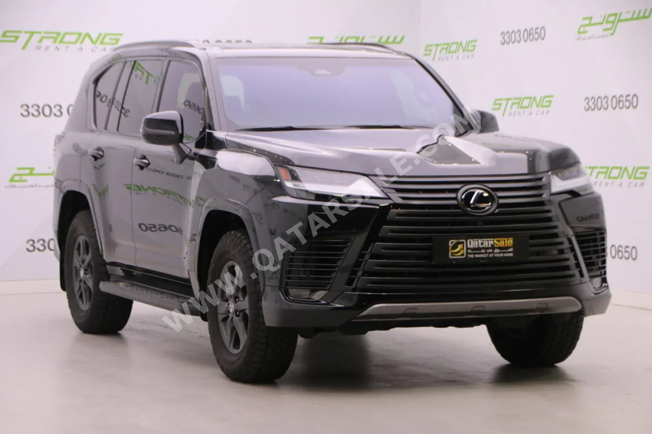 لكزس  ال اكس  600 اوفرتريل  2025  اوتوماتيك  2,000 كم  6 سلندر  دفع رباعي  اس يو في  أسود  تحت الضمان