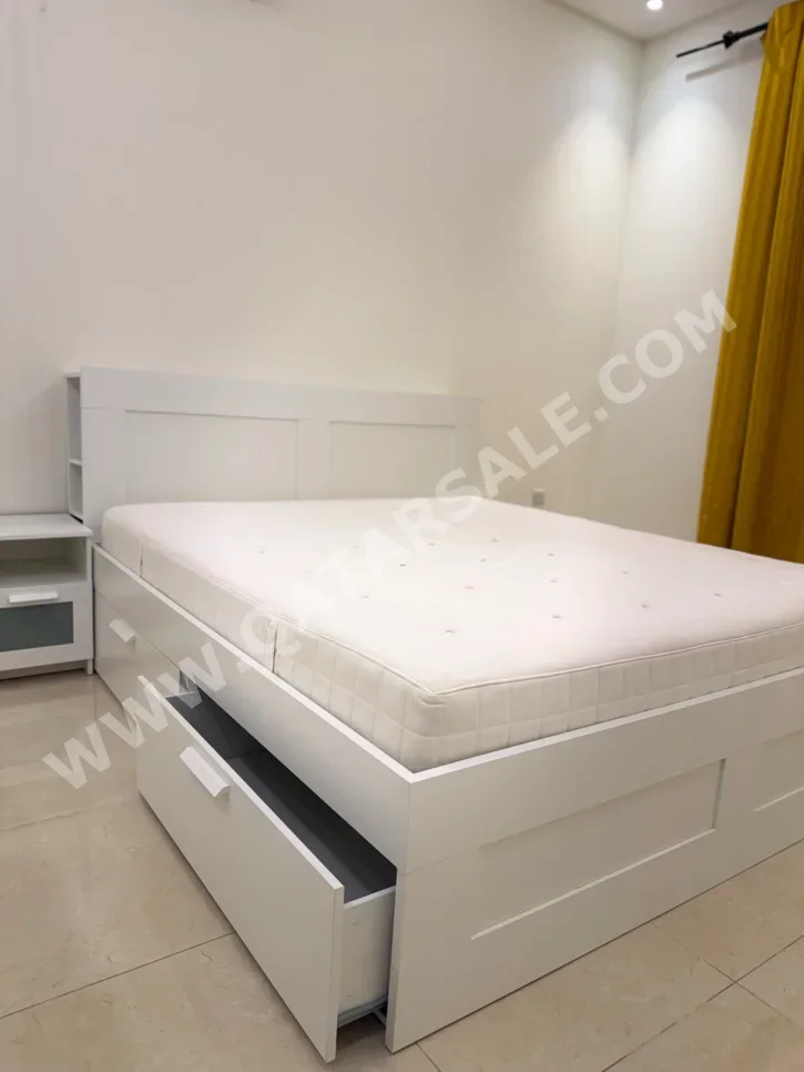 Beds - IKEA  - King  - White