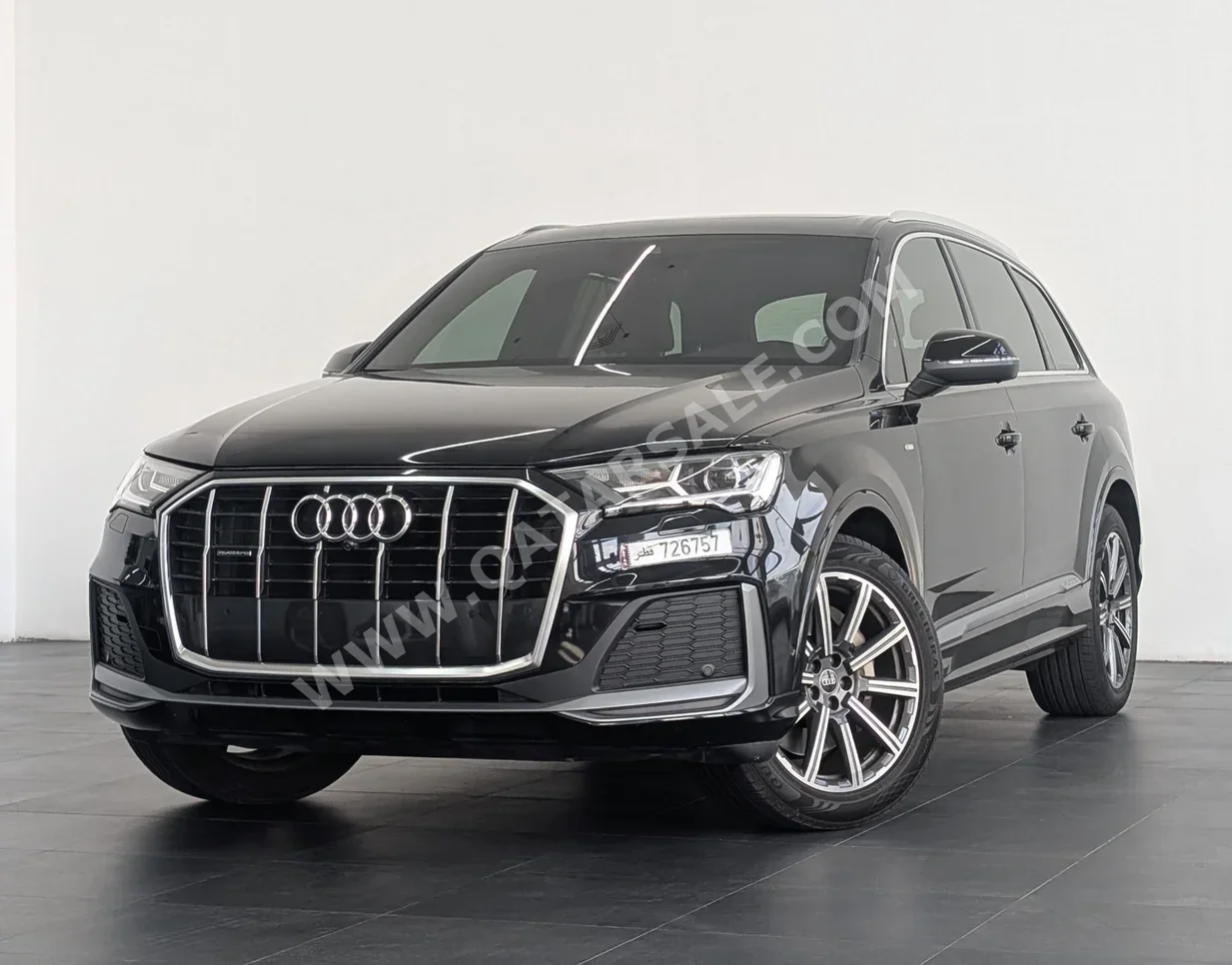 اودي كيو 7 45 تي اف اس اي كواترو اس- لاين 2021 اوتوماتيك 73,150 كم 4 سلندر دفع كلي مستمر اس يو في أسود تحت الضمان