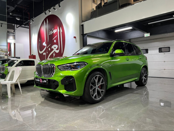 بي ام دبليو  الفئة - اكس  اكس 5  2023  اوتوماتيك  56,000 كم  6 سلندر  دفع رباعي  اس يو في  أخضر  تحت الضمان