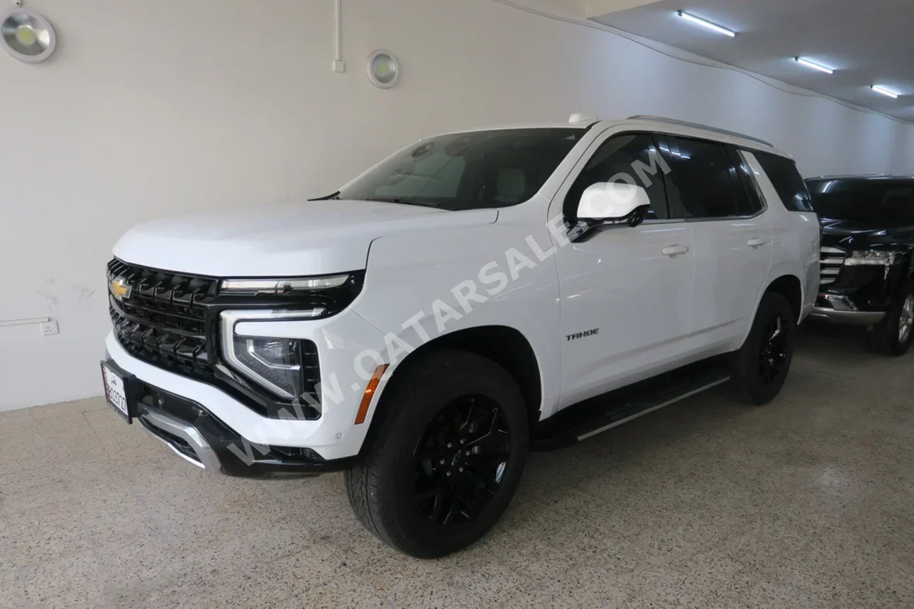 شفروليه  تاهو  2025  اوتوماتيك  6,000 كم  8 سلندر  دفع رباعي  اس يو في  أبيض  تحت الضمان