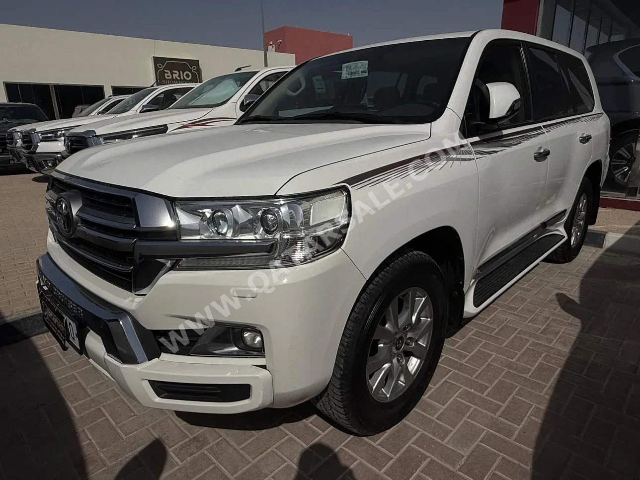 تويوتا لاند كروزر جي اكس ار 2019 اوتوماتيك 280,000 كم 8 سلندر دفع رباعي اس يو في أبيض